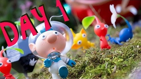 Pikmin 3 - Gameplay Walkthrough - Day 1 and Crash Landing! (Nintendo Wii U)