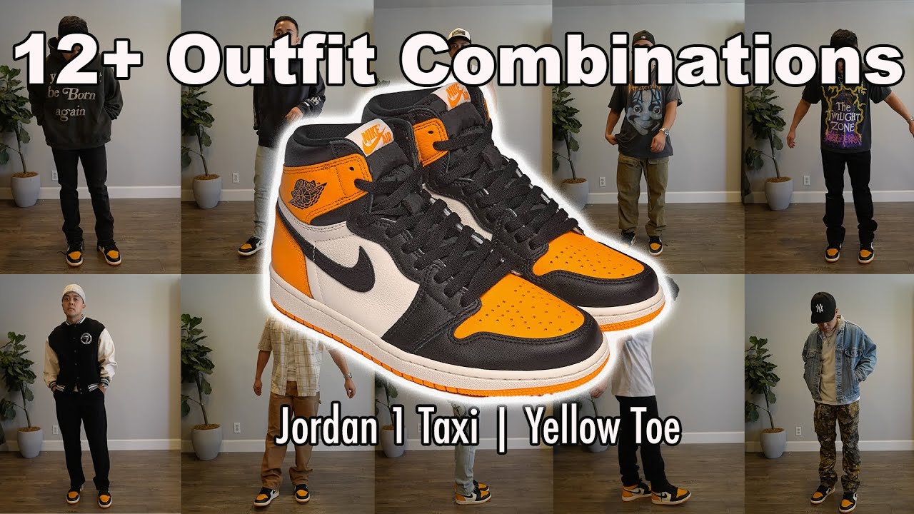 jordan 1 yellow toe outfit