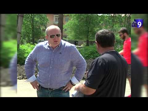 ბორჯომში მეწყერსაშიში ზონების გამაგრება მიმდინარეობს