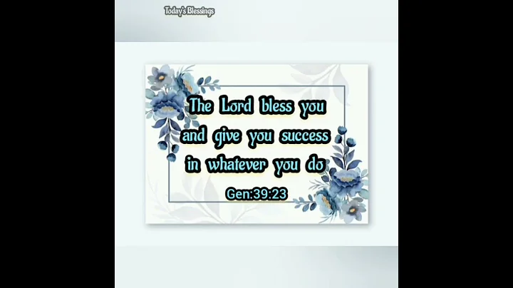 Blessing Bible Verse On Your Birthday | God Bless You | Have A Blessed Day 💐 | Today's Blessings