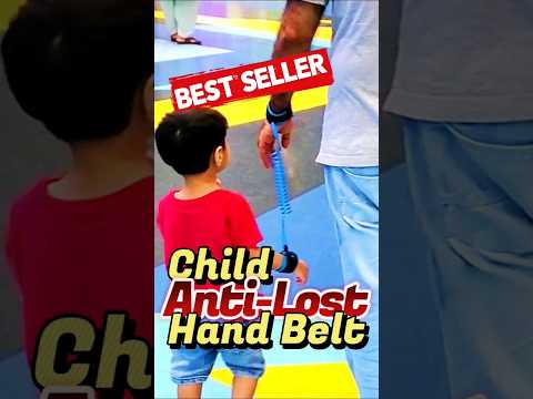 Child Anti-Lost Hand Belt | Baby Safety Walking Belt #child #baby #safetyrulesforkids #shopaholic