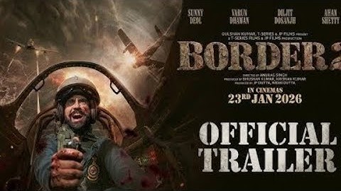BORDER 2: Official Trailer | Sunny Deol | Diljit Dosanjh | Varun Dhawan | Ahan Shetty | New Movie