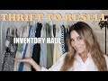 THRIFT TO RESELL 👗  INVENTORY THRIFT HAUL 👗  THE JO DEDES AESTHETIC