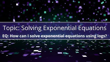 8.4 | Solving Exponential Equations