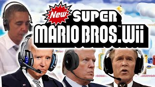 Us Presidents Play New Super Mario Bros. Wii 13