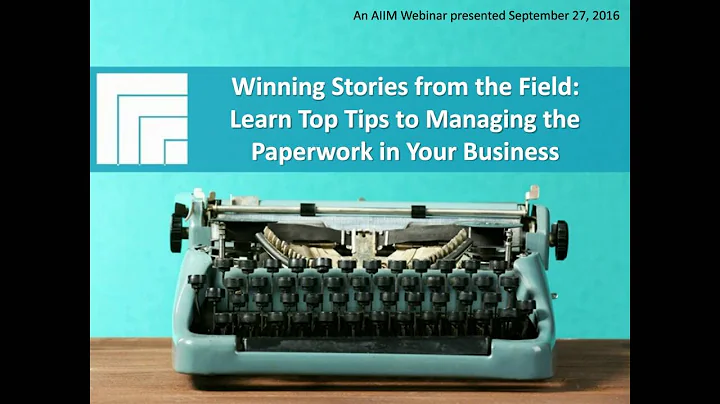 Learn Top Tips to Managing and Processing the Pape...