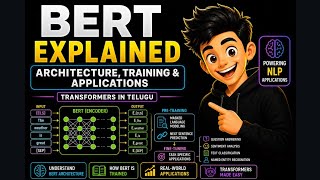 31. BERT Architecture, Training & Applications Explained | Transformers in Telugu