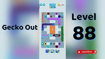 🎮 Gecko Out Level 88 Walkthrough | Go Answer 🦎