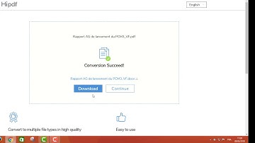 Comment convertir rapidement un fichier PDF en Word, Excel ,image ...