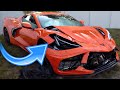 2020 Corvette C8 Crashes Day After Delivery! *Wrecked OMG*