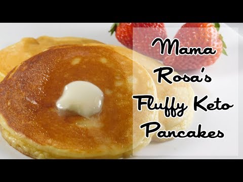 Mama Rosa's Fluffy Keto Pancakes~Low Carb Gluten Free Recipe