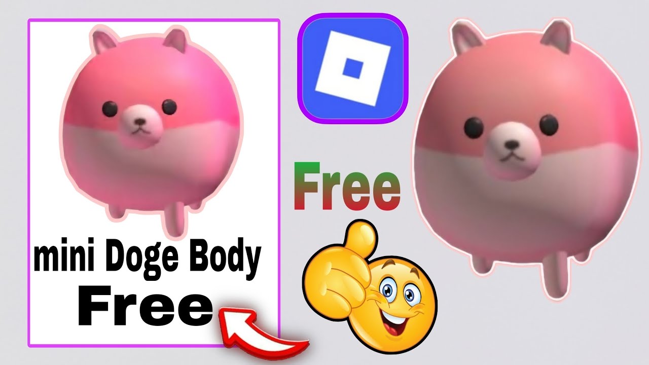 HURRY! How to Get Mini Doge Body Free Items in Roblox New update (2025) || Free items in Roblox.
