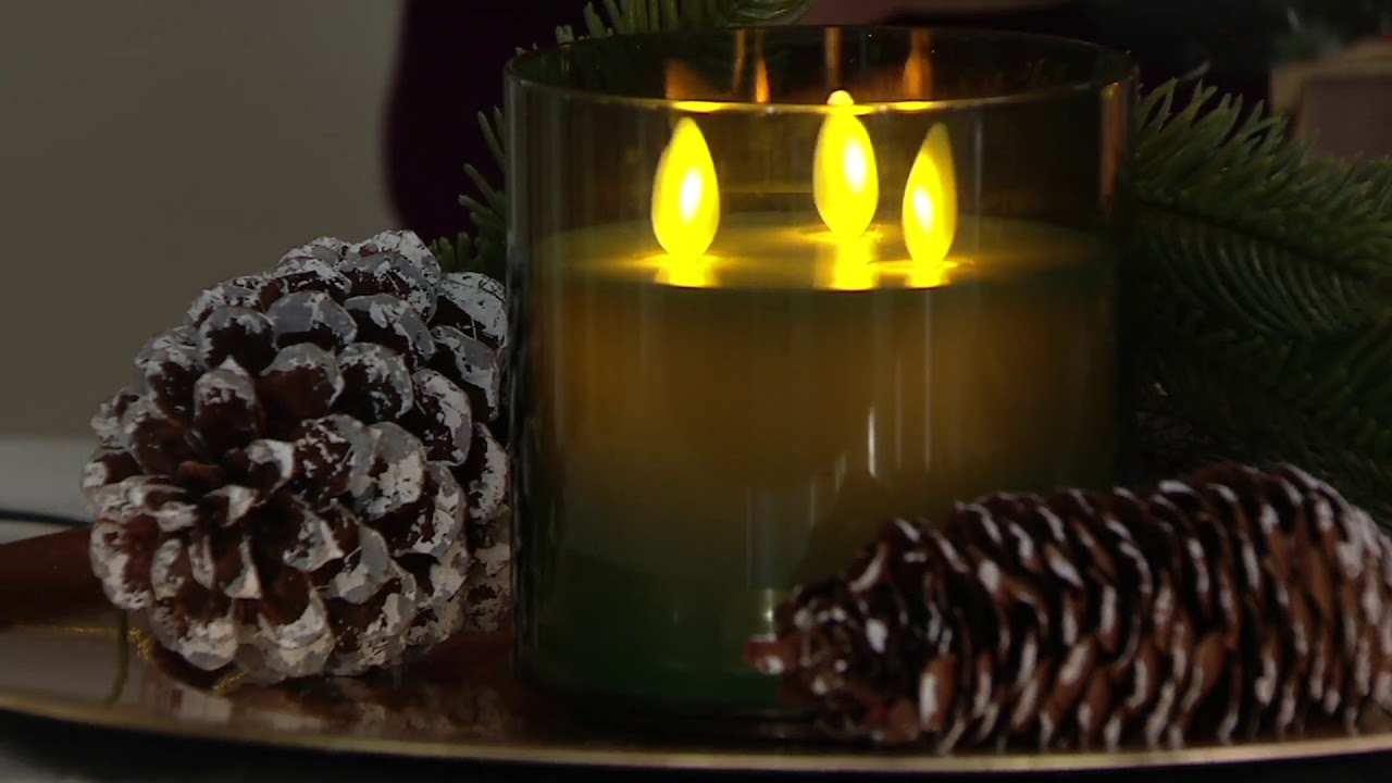 Luminara TriWick Rechargeable Candle on QVC YouTube