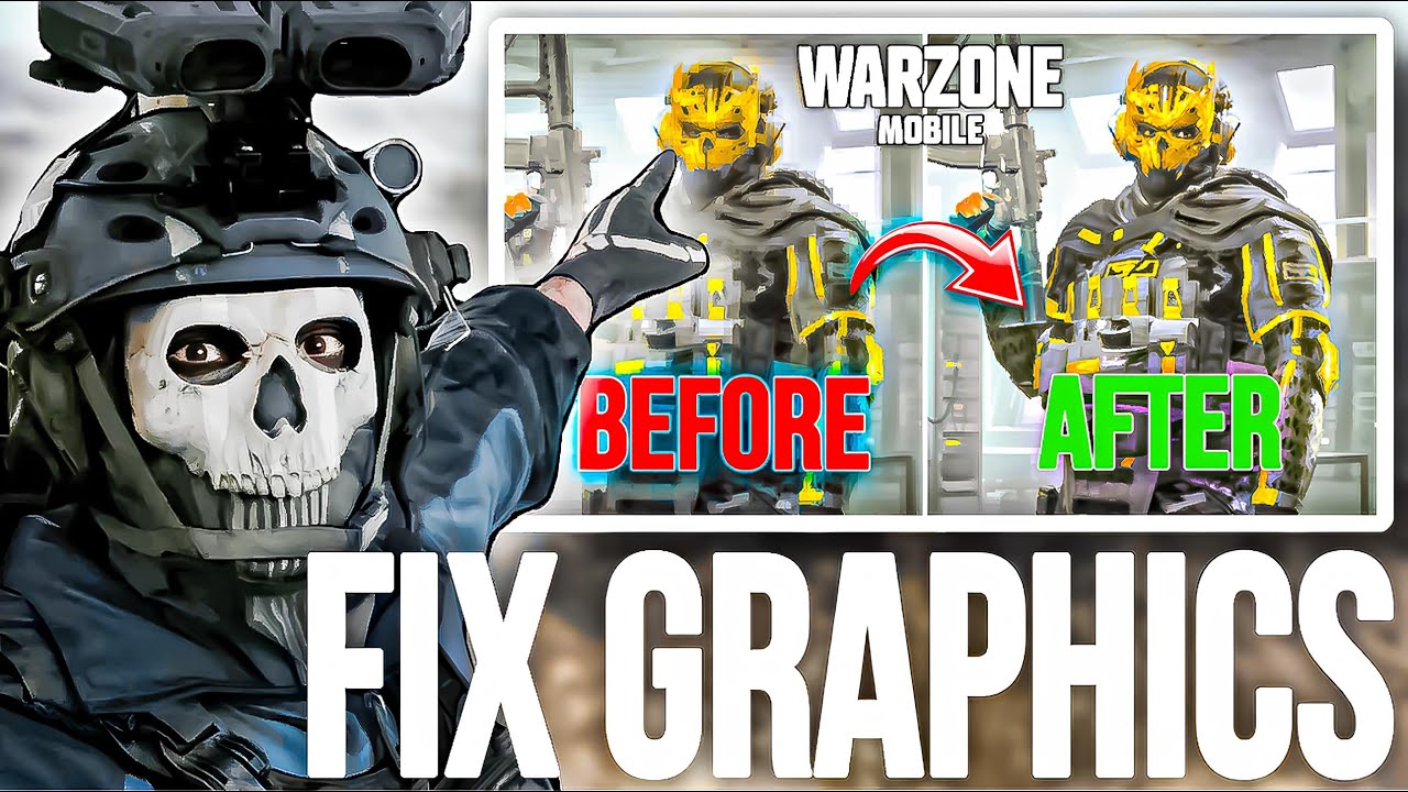 FIX BLURRY GRAPHICS IN WARZONE MOBILE 🤯 | BEST GRAPHIC SETTINGS WARZONE ...