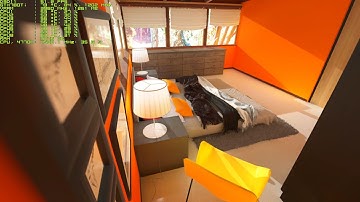 Unity 5.3 - Bedroom demo: ArchViz with SSRR - GTX 780 Ti