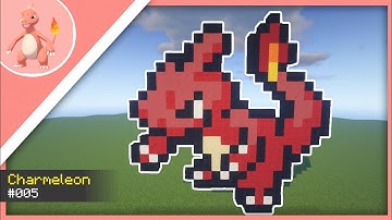 Charmeleon | Minecraft Pixel Art