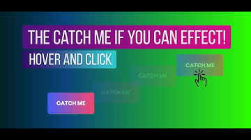 How to make (catch me effect) with javascript (EASY!)