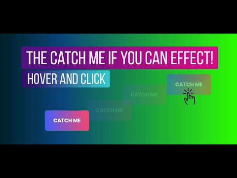 How to make (catch me effect) with javascript (EASY!)
