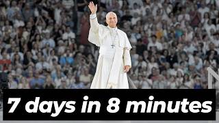 Pope Leo XIV Trip to Spain — 7 Days in 8 Minutes