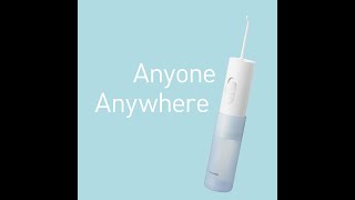 Clean your teeth anywhere - Panasonic Travel Oral Irrigator EW-DJ11 with Battery Operation (Europe)