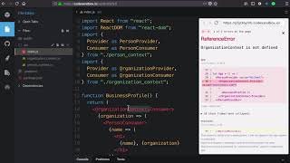 Modularize context | React Context