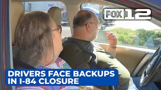 Drivers face backups as I-84 closes in Portland for weekend TriMet MAX construction