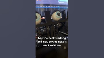 Neck almost finished #3dprinting #animatronic #arduino #servomotors #showbizpizza #arduinoproject