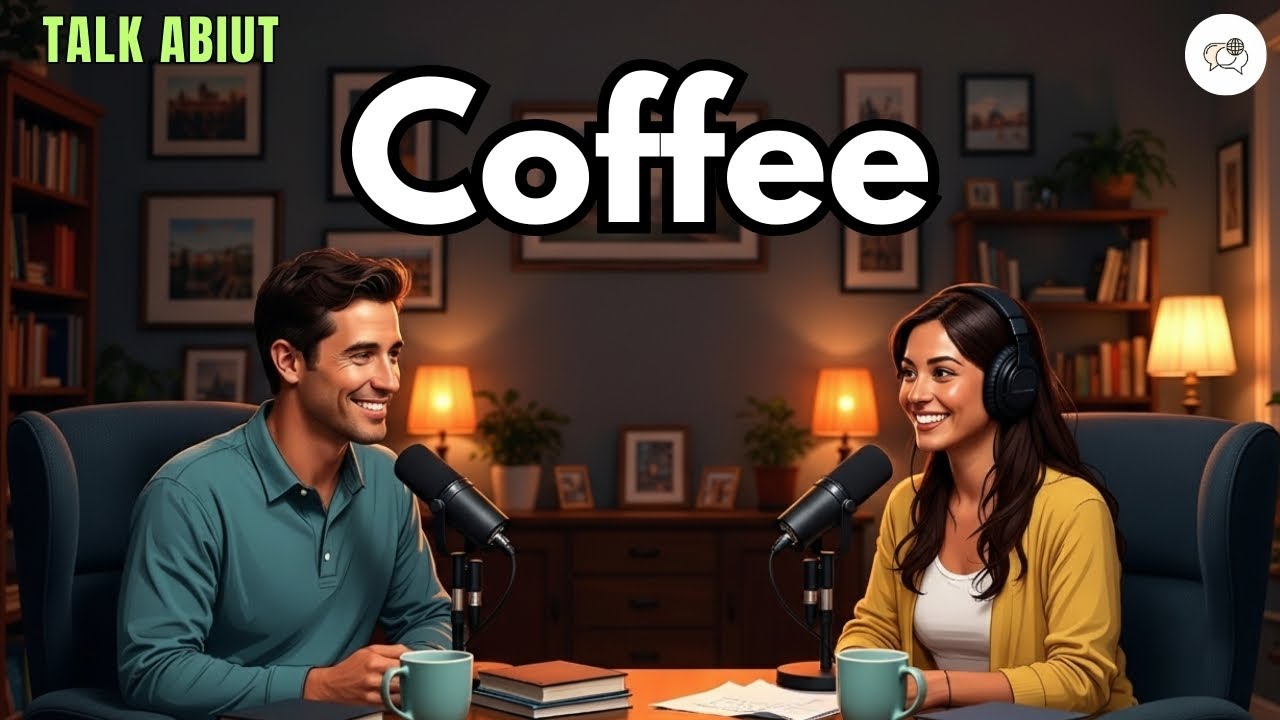 ⭐️How to Talk About Having Coffee with a Friend in English | English Conversation Practice |