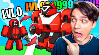 ПРОКАЧАЛ СВОЕГО КАЛЬМАРА ДО МАКСИМАЛЬНОГО УРОВНЯ В SQUID EVOLUTION ROBLOX!