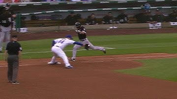 CWS@CHC: Bryant gets out on slick play after review