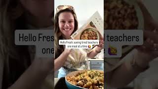 hellofresh really out here saving our lives as we crawl toward #Springbreak !!! Information