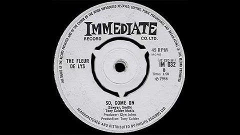 Les Fleurs de Lys - So Come On (1966)