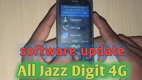 Jazz Digit 4G Please Update The App Jazz Mobile Ka Software Update Kaise Karen