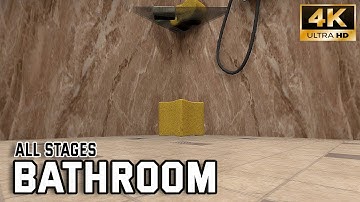 CS:GO Zombie Escape - ze_Bathroom_v2_5 - All Stages [4K UHD]