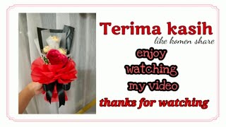 Sweet Bouquet Fererro Rocher ll small bouquet ll Tutorial bouquet 3pcs fererro rochet #FererroRocher