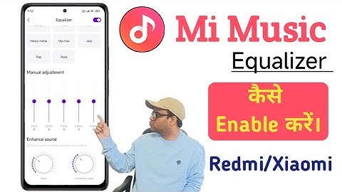 How to enable equaliser in mi music player | miui music new update version features | redmi Xiaomi