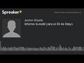 Informe bursátil para el 29 de Mayo (hecho con Spreaker)