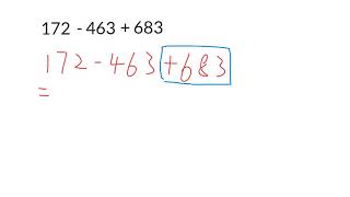 三下加減混合計算 Youtube