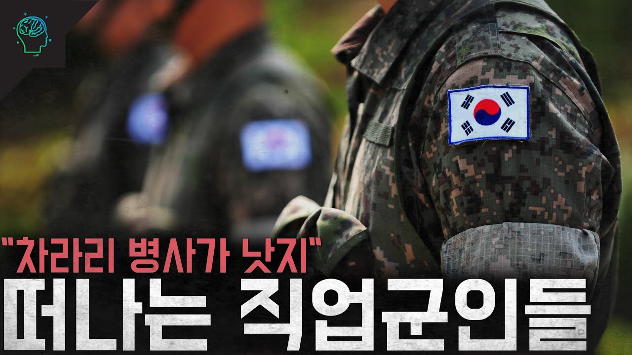 육사들도 떠나는 군대 직업군인들이 군대를 떠나는 이유 - YouTube