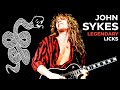 John SYKES Legendary LICKS - Whitesnake