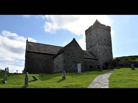 St Clement's Church On History Visit To Rodel Isle Of Harris Outer Hebrides Scotland