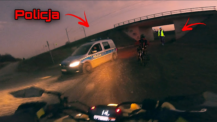 Cross / Quad vs police - Ucieczka przed policją 🚔 *Brakło mu paliwa*