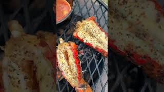 Honey Cajun Grilled Lobster Tails Recipe | Over The Fire Cooking by Derek Wolf