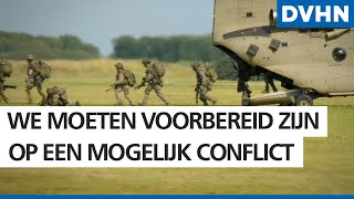 Militairen Luchtmobiele Brigade bereiden zich voor op mogelijke inzet