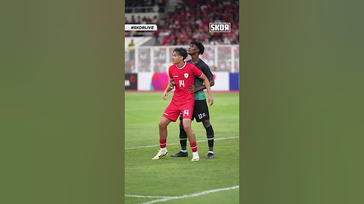 Training Match Indonesia vs Tanzania - #skorlive