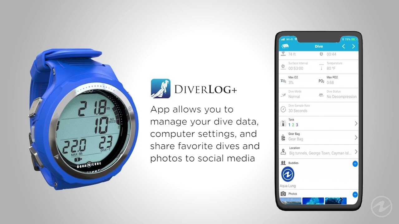 Aqualung i200C dive computer | Lowest price! | Lucas Divestore