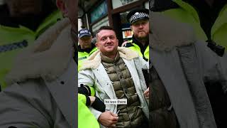 Where was Tommy Robinson before encouraging protests in the UK?