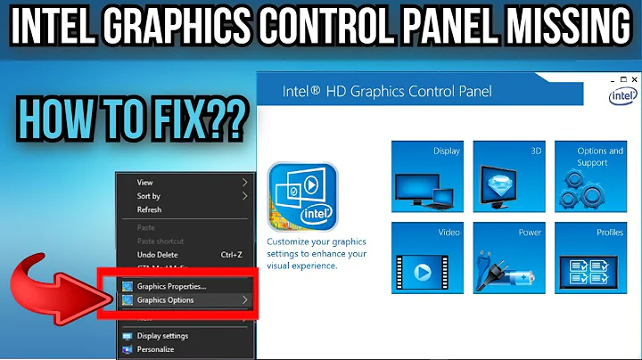 ➢Intel HD Graphics Control Panel Missing | Intel Graphics Missing From Desktop Right Click | Latest