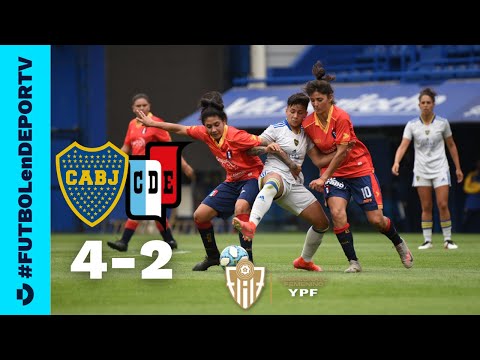 Boca 4 - 2 Deportivo Español - RESUMEN Y GOLES - #CampeonatoFemeninoYPF - Fecha 9 - Fútbol Femenino