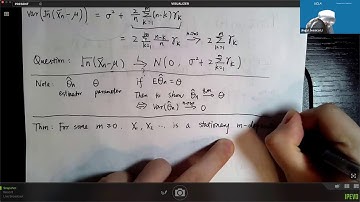 STATS 203 - Large Sample Theory - Lecture 10 (Asymp. dist. of avg of stationary and m-dep sequence)